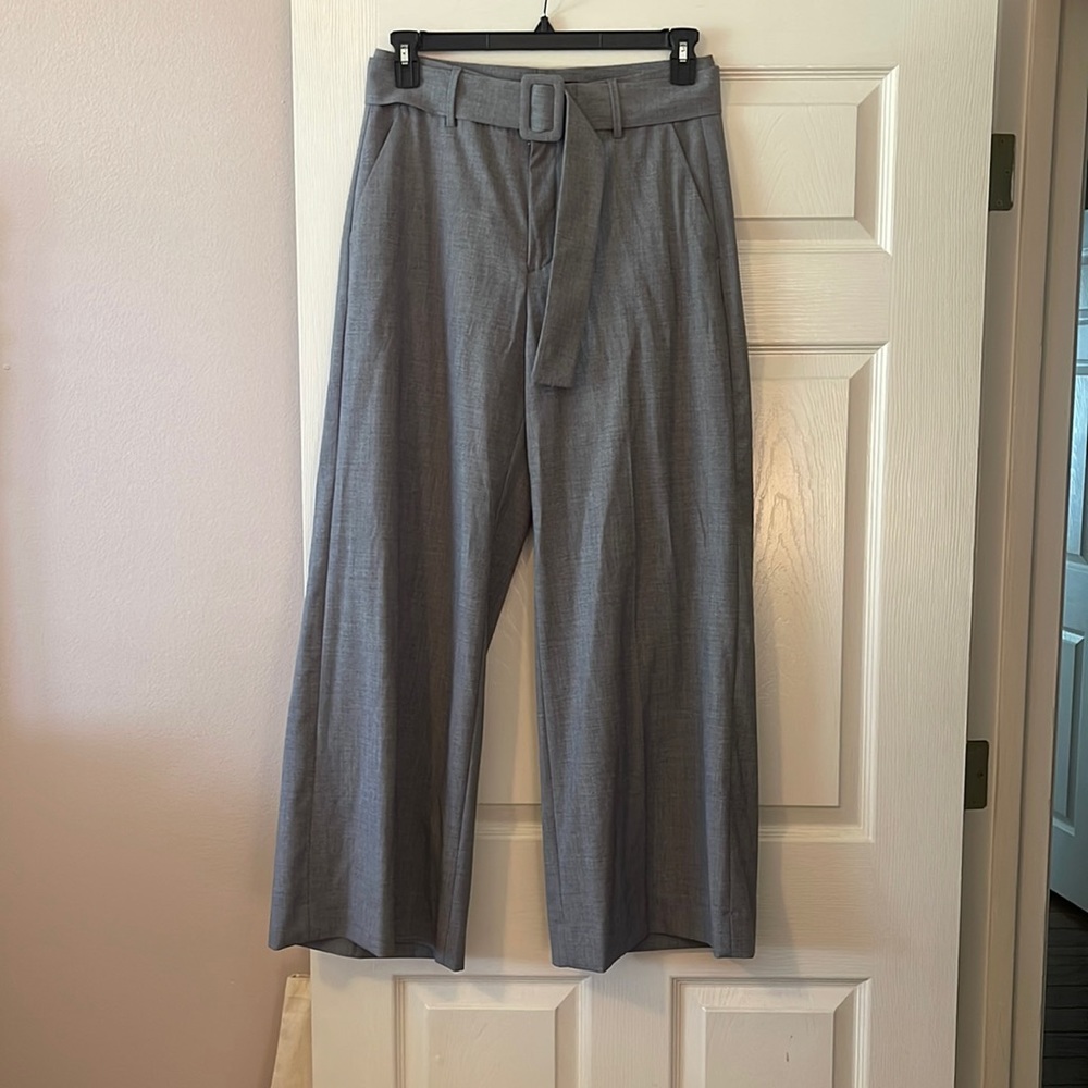 Banana Republic Wide Leg Belted Trousers